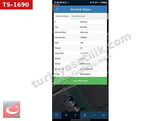SATILIK 1175 M2 ARSA 3 ADET VİLLA VEYA MÜSTAKİL EV YAPILABİLİR